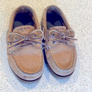 Boys Sperry Original Leather boat shoes